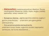 Ekosferos ištekliai ir su jų esama būkle siejamos ekologinės problemos  5 puslapis