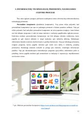 Informacinės technologijos mokinių ugdymo procese 10 puslapis