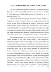 Informacinės technologijos mokinių ugdymo procese 14 puslapis