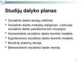 Socialinio darbo teorijos ir metodai. Įvadas 3 puslapis