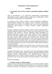 Tarptautinė ir Europos Sąjungos teisė