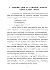Finansinių ataskaitų teikiamos informacijos reikšmingumas įmonėms 3 puslapis
