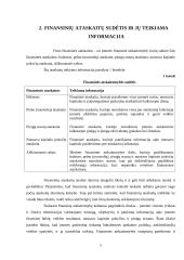 Finansinių ataskaitų teikiamos informacijos reikšmingumas įmonėms 5 puslapis
