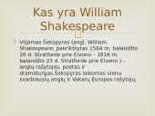 Viljamas Šekspyras, kūryba ir biografija 2 puslapis