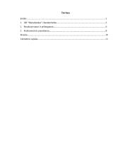 Komercinio banko AB "Hansabankas" analizė