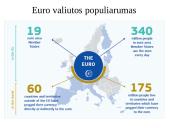 Euro valiuta. Skaidrės 9 puslapis