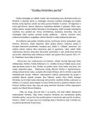 Graikų išminties perlai