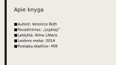 Veronica Roth „Lojalioji“ knygos pristatymas