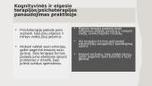 Kognityvinė ir elgesio terapija ir psichoterapija 8 puslapis