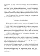 Lietuvos finansų sistema: šiuolaikinė būsena, plėtros poreikiai ir prioritetinės kryptys 7 puslapis