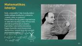 Matematikos mokslas (skaidrės) 3 puslapis