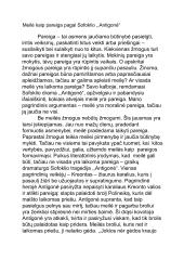 Meilė kaip pareiga pagal Sofoklio ,,Antigonė“