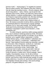 Meilė kaip pareiga pagal Sofoklio ,,Antigonė“ 2 puslapis