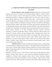 Iracionali individualių investuotojų elgsena 11 puslapis