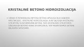 Kristalinė betono hidroizoliacija 2 puslapis