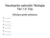 Pasyvioji ir aktyvioji pernaša 14 puslapis