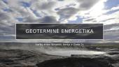 Geoterminė energetika