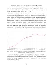 Ekonomikos ciklai ir situacija Lietuvoje 2008 – 2010 m. 8 puslapis