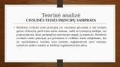 Civilinės teisės principai, jų samprata ir rūšys. Skaidrės 6 puslapis