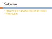 Kinga Nowak - menininkės pristatymas 13 puslapis