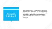 Advokato profesija. Skaidrės 9 puslapis