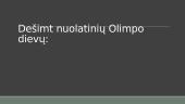 Olimpo dievai. Skaidrės 3 puslapis