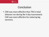 Post exercise recovery strategies for junior football players 7 puslapis