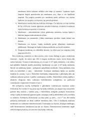 Biologinės membranos, jų funkcijos ir sudėtis. Medžiagų pernaša per biologines membranas 4 puslapis