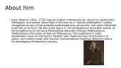 Isaac Newton presentation
