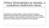 Kriminalistikos mokslo prigimtis ir vieta kitų mokslų sistemoje 11 puslapis