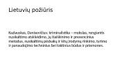 Kriminalistikos mokslo prigimtis ir vieta kitų mokslų sistemoje 12 puslapis