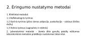 Ėringumo nustatymo metodai 7 puslapis