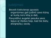 Organizmų judėjimas ir atrama (skaidrės) 2 puslapis