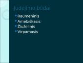 Organizmų judėjimas ir atrama (skaidrės) 3 puslapis