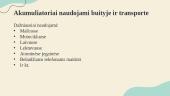 Akumuliatorių taikymas praktikoje 6 puslapis