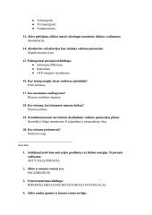 Fiziologijos pasiruošimas egzaminui 14 puslapis