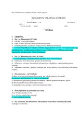 Dokumentų valdymas įstaigoje