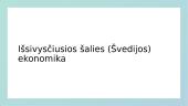 Išsivysčiusios (Švedijos) ir besivystančios (Bangladešas) ekonomikos palyginimas 4 puslapis