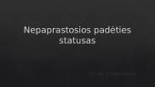 Nepaprastosios padėties statusas