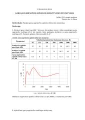 Garsą sugeriančios apdailos efektyvumo nustatymas