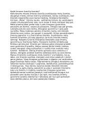 Kodėl žmones švenčia šventes? (Donelaitis)