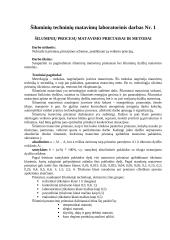 Šiluminių procesų matavimo prietaisai ir metodai