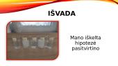 Praktinis darbas „Medžiagų tirpumo nustatymas“ 12 puslapis