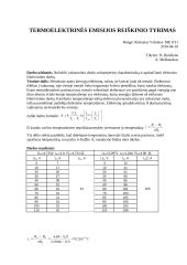 Termoelektroninės emisijos reiškinio tyrimas (su skaičiavimais ir grafiku)