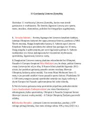 11 garsiausių Lietuvos įžymybių