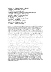 Mineralų savybės 4 puslapis