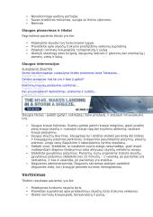 Šokų rūšys, priežastys 13 puslapis