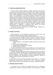 Projekto valdymas: vertinimas 3 puslapis