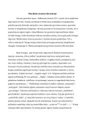 Moralinės atramos literatūroje