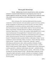 Meno galia literatūroje